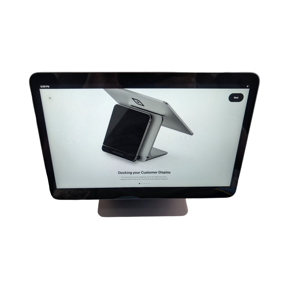Bb2 Square Register A-SKU-0665 POS System Used Tested w/ Power Cord Adapter